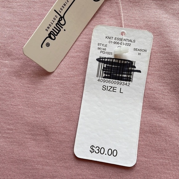 Kate Hill long sleeve top, pink, women’s size L, NWT - Picture 4 of 8